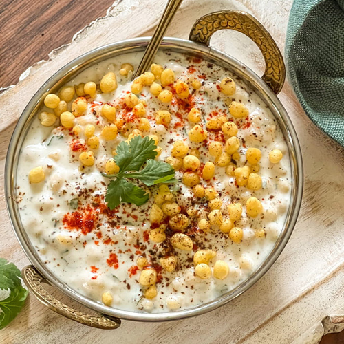 Bondi Raita – Chilled Yogurt with Crispy Boondi