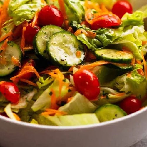 Green Salad – Fresh Salad with Onion & Cucumber