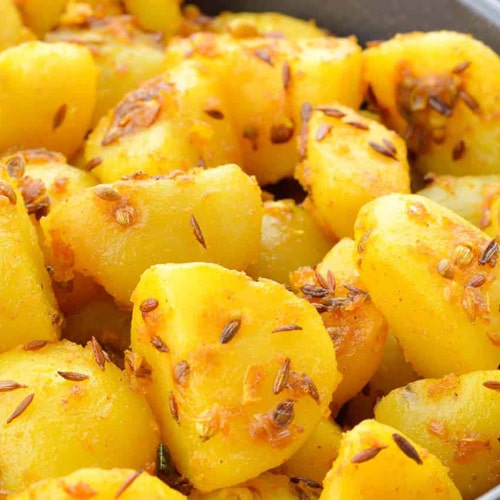 Jeera Aaloo – Cumin-Spiced Potatoes Dry Curry