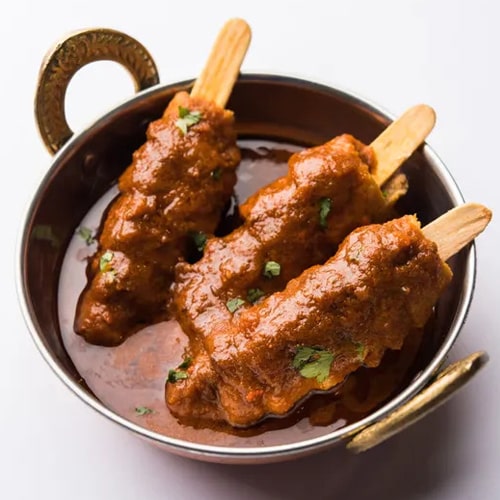 Kadai Chaap – Spicy Veg Chaap Cooked in Kadai Style