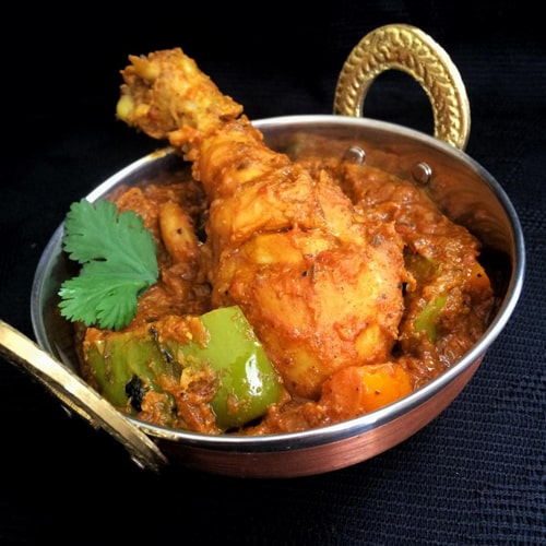 Kadhai Chicken – Chicken with Capsicum & Spices