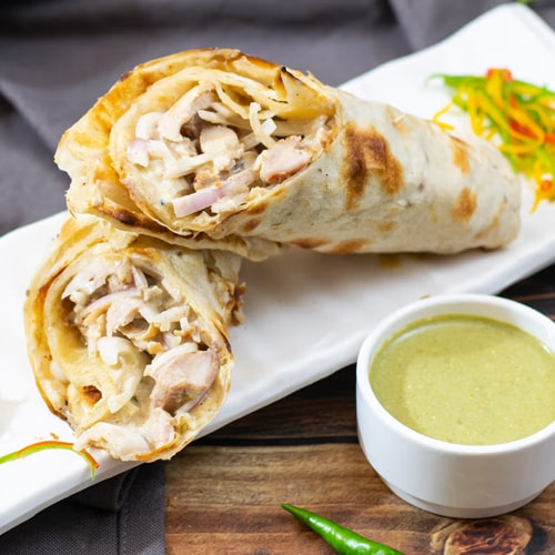 Malai Chaap Roll – Creamy Chaap Wrap for Takeaway