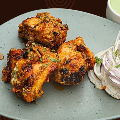 Morg Bhati Tikka – Grilled Chicken with Smoky Flavors