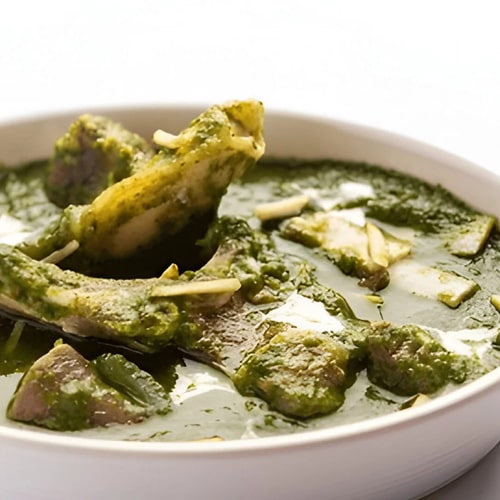 Mutton Saag Wala – Mutton with Spinach Gravy