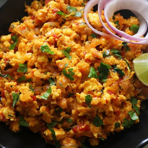 Paneer Bhurji – Scrambled Paneer with Spices